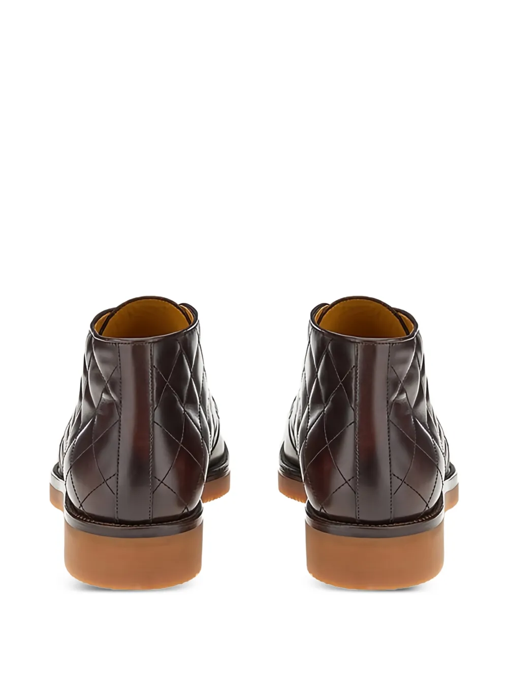Ferragamo quilted leather desert boots Bruin