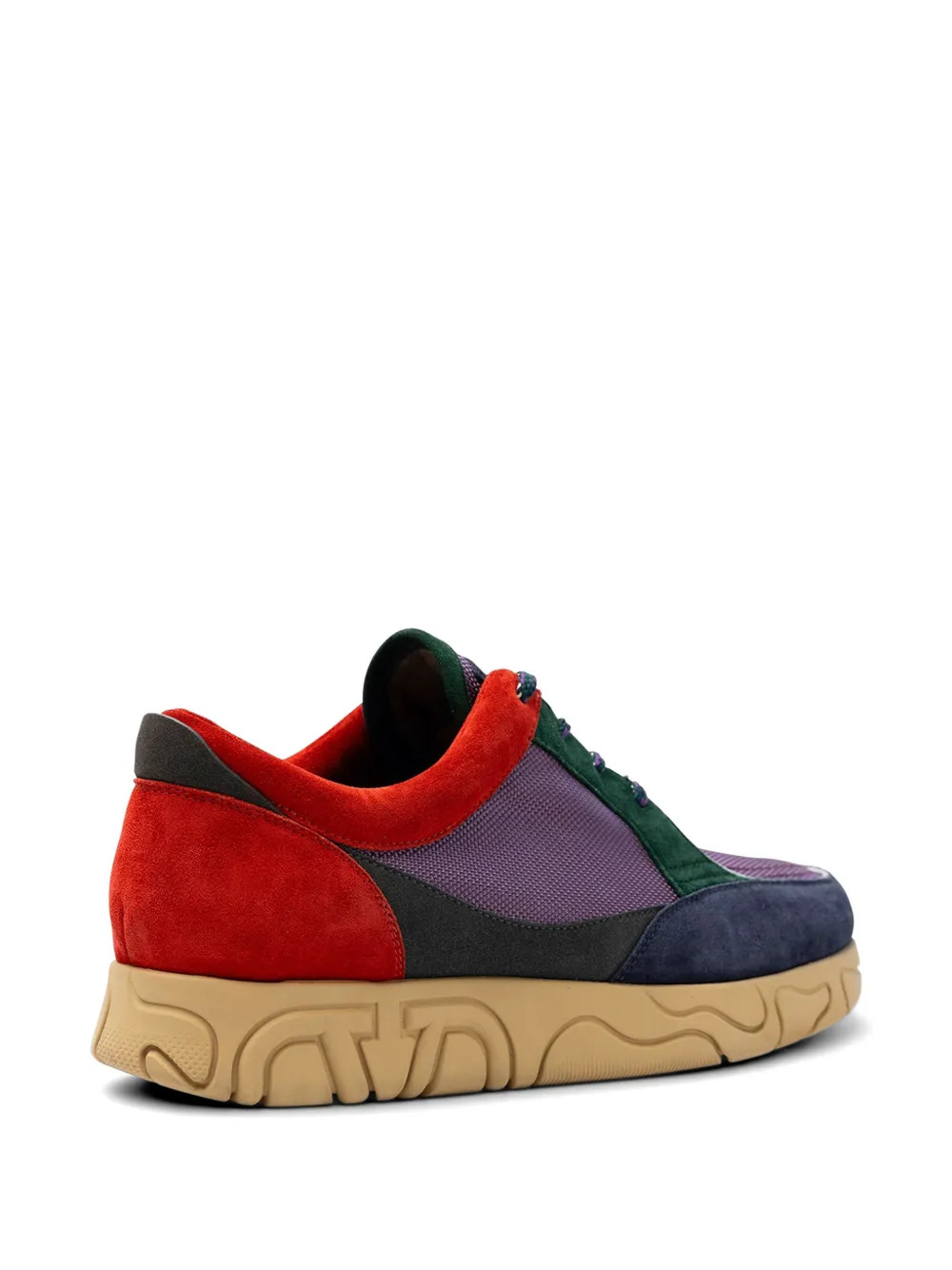 Valentino Garavani lace-up sneakers Blauw