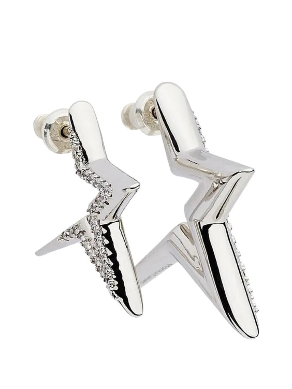  Ferragamo Star-shaped Earrings - Silver 