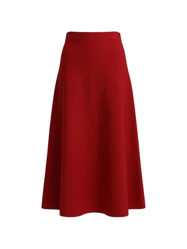 RED VALENTINO レッドヴァレンティノ ロングフレアスカートネイビーM Valentino Garavani フレアスカート | レッド | FARFETCH JP