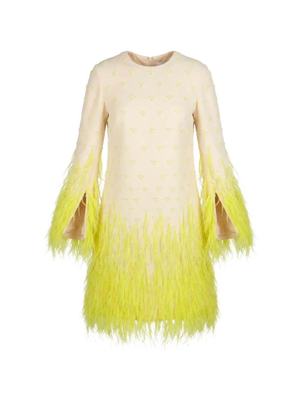 Valentino Garavani round-neck mini dress - Neutrals