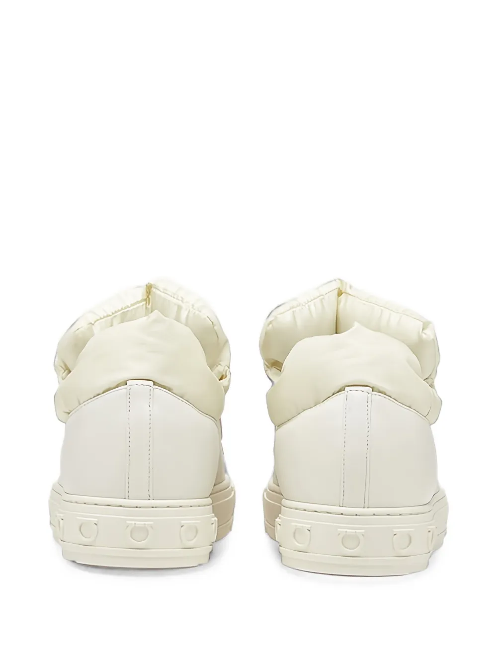 Ferragamo high-top ankle sneaker Wit