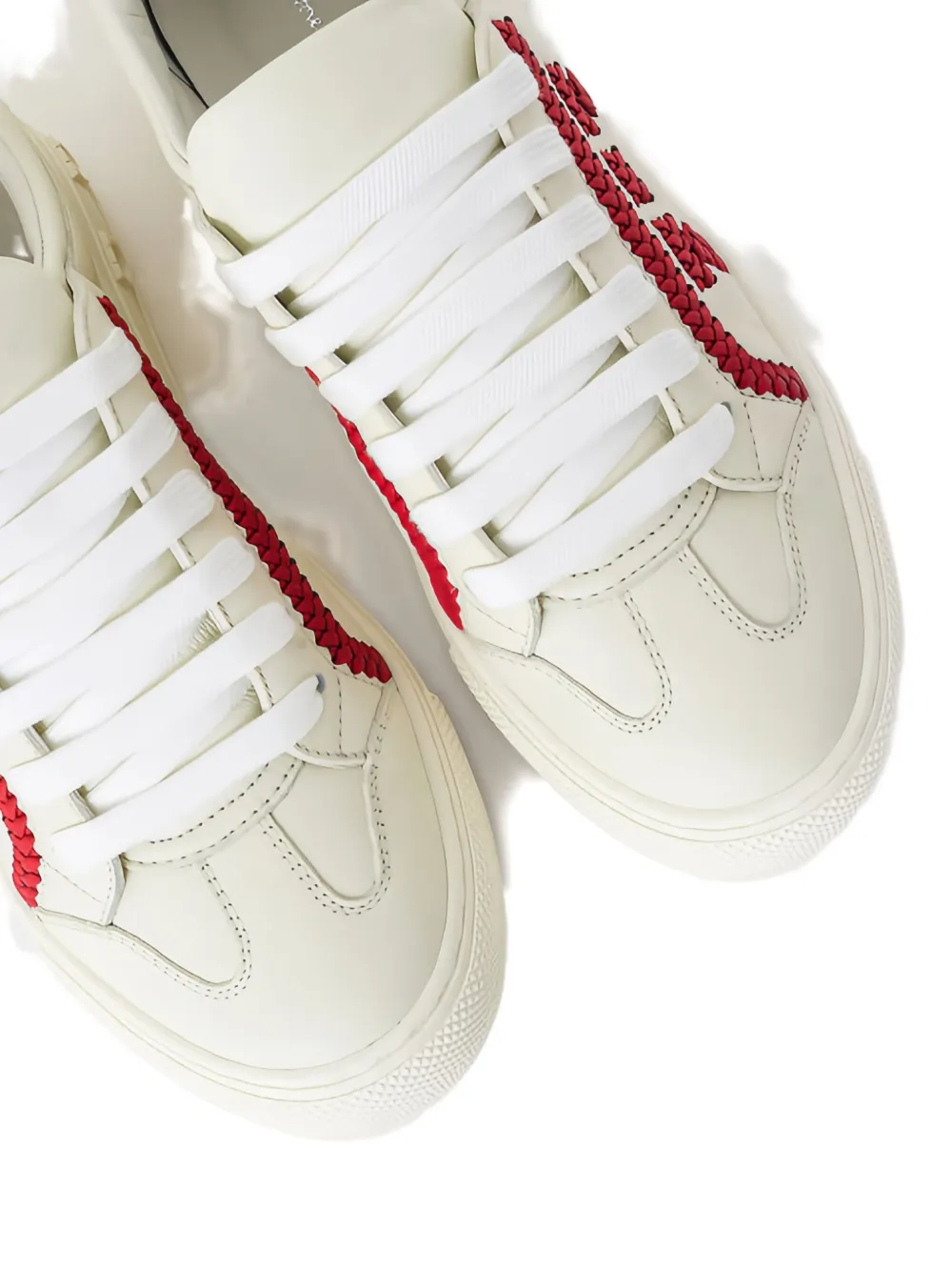 Ferragamo Lace-up Sneakers In Neutral
