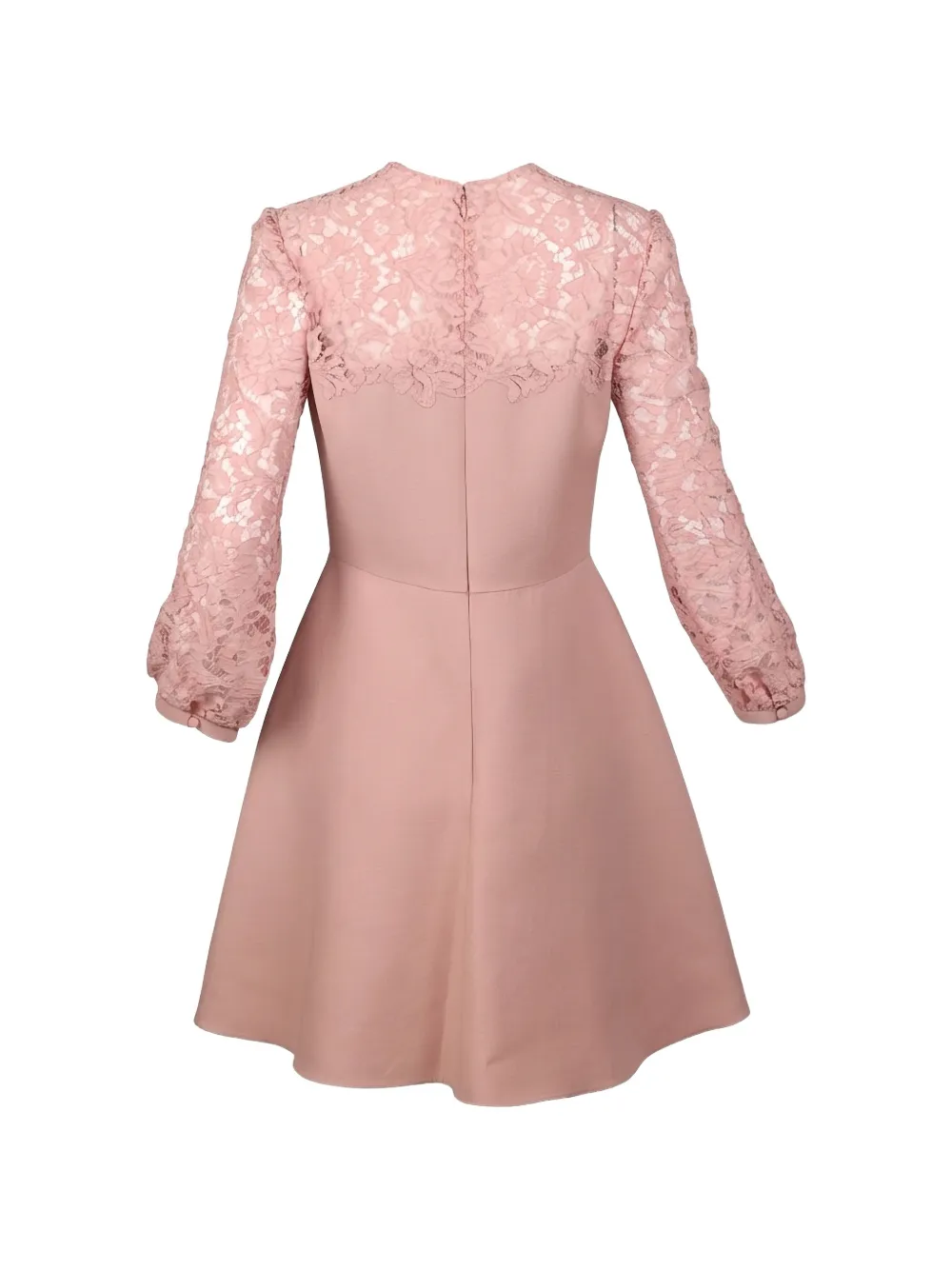 Valentino Garavani Mini-jurk met kant Roze