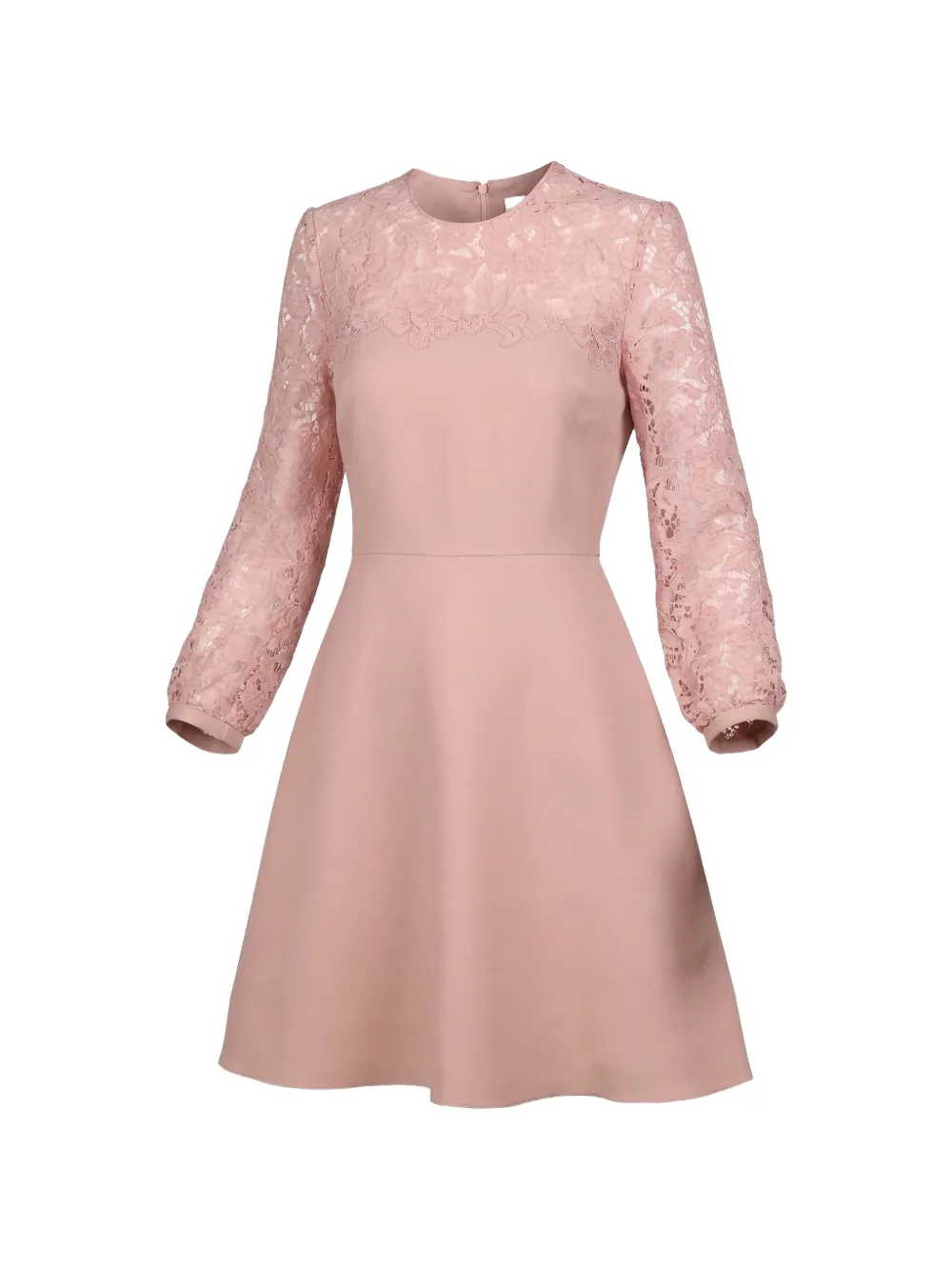 Valentino Garavani Mini-jurk met kant Roze