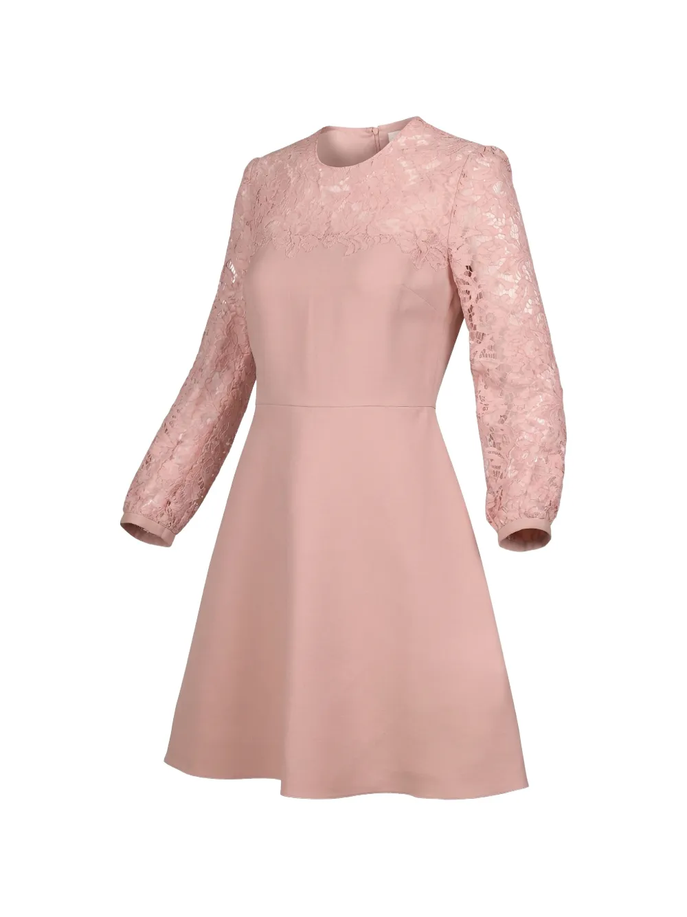 Valentino Garavani Mini-jurk met kant Roze