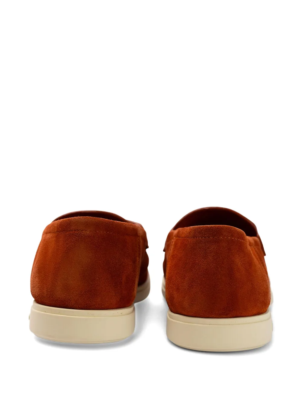 Ferragamo Loafers met bandje Oranje