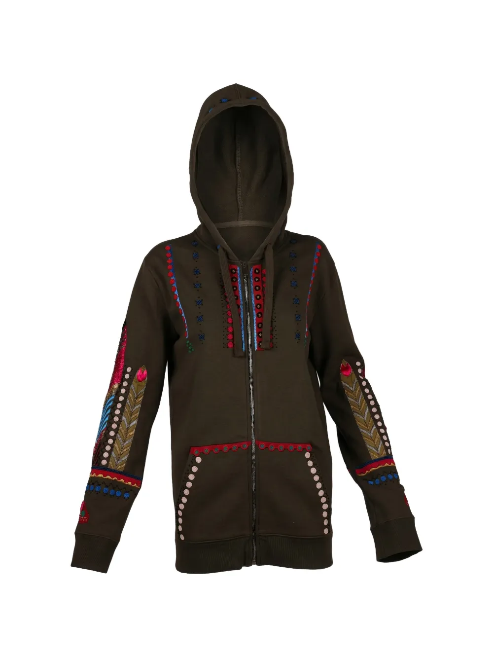 Valentino Garavani embellished hoodie - Verde