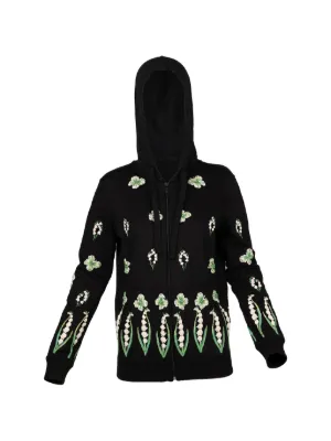 VALENTINO パーカー レディース 中古・古着通販】VALENTINO (ヴァレンティノ) ロングパーカー ブラック