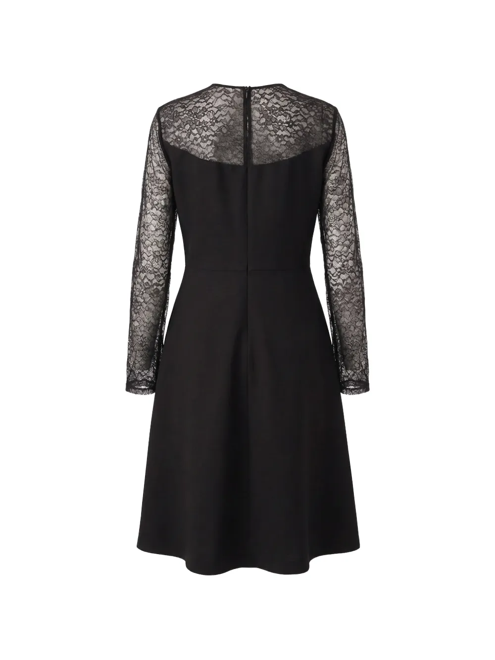 Valentino Garavani Mini-jurk met lange mouwen Zwart