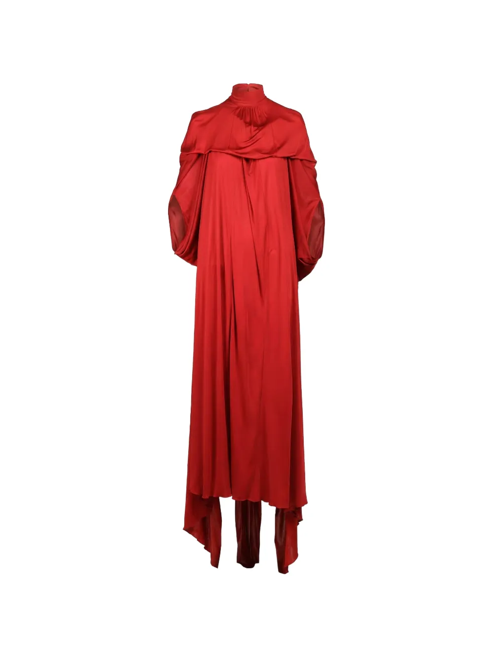 Valentino Garavani high-neck draped maxi dress - Rosso