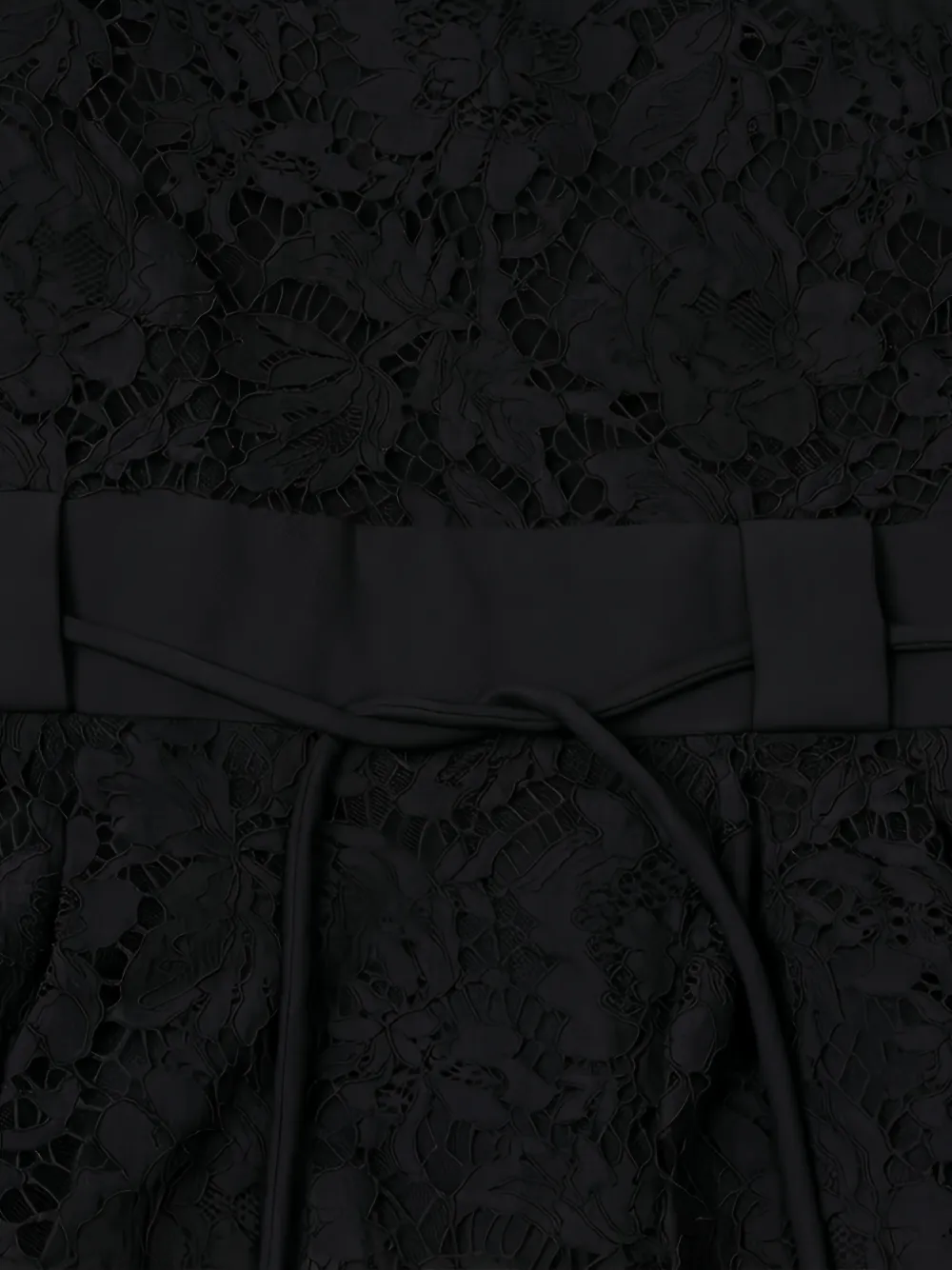 Valentino Garavani Jurk met ceintuur Zwart