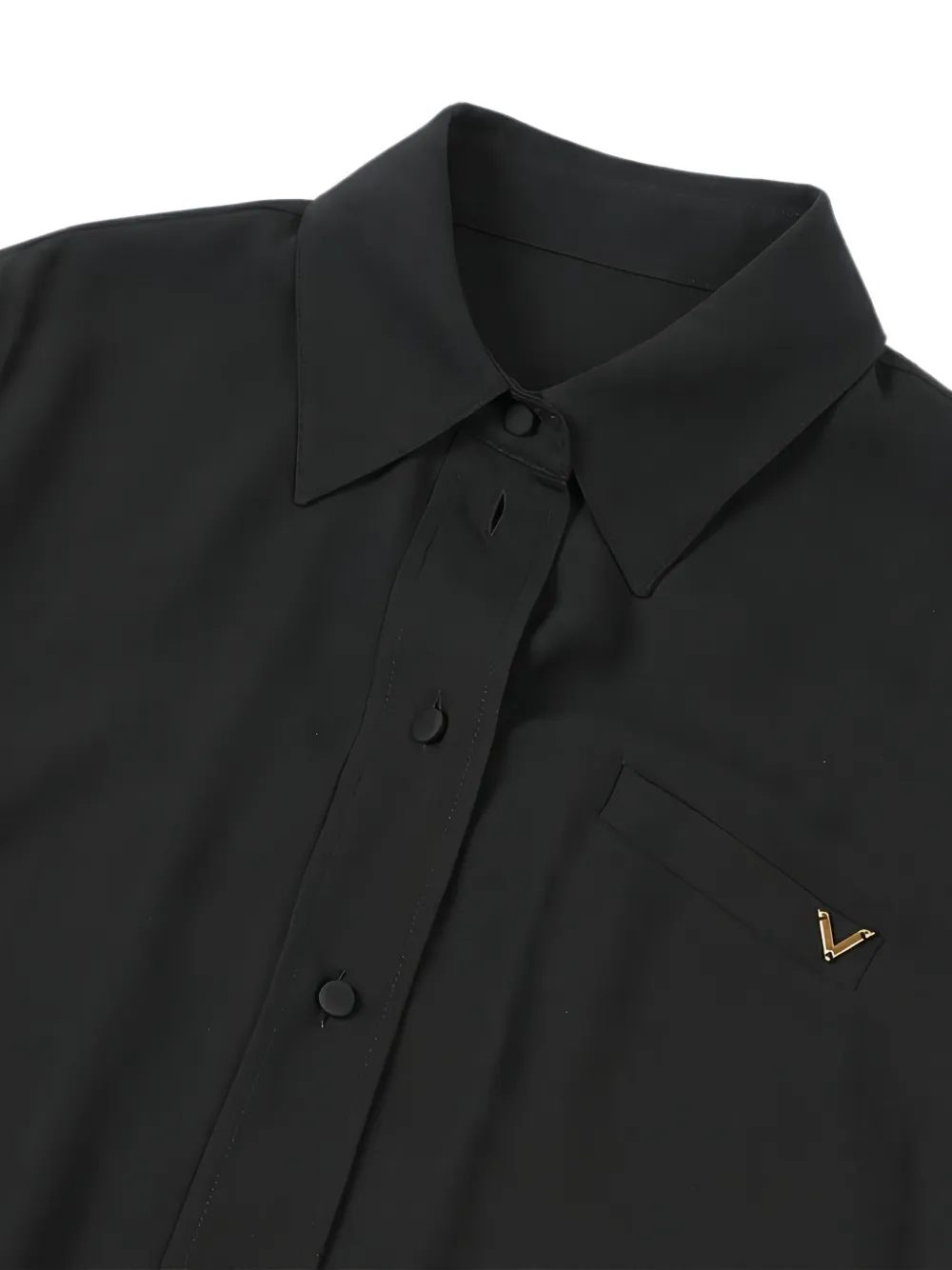 Valentino Garavani VLogo Signature overhemd met zak Zwart