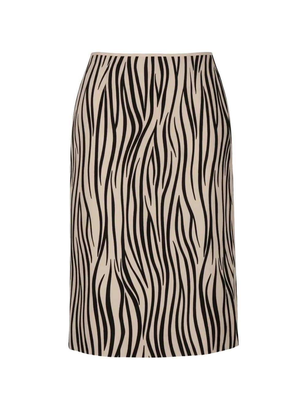 Valentino Garavani Rok met zebraprint Beige