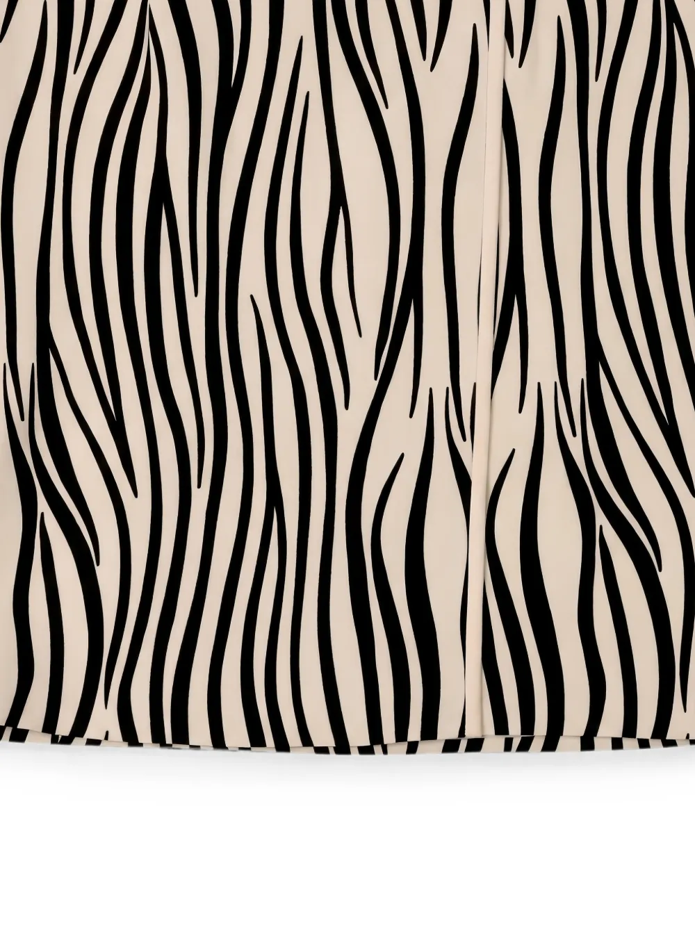 Valentino Garavani Rok met zebraprint Beige