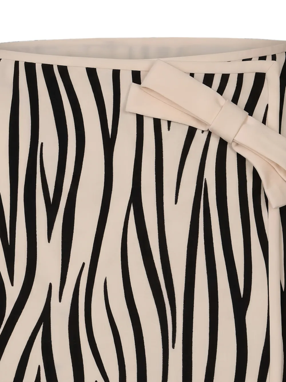 Valentino Garavani Rok met zebraprint Beige