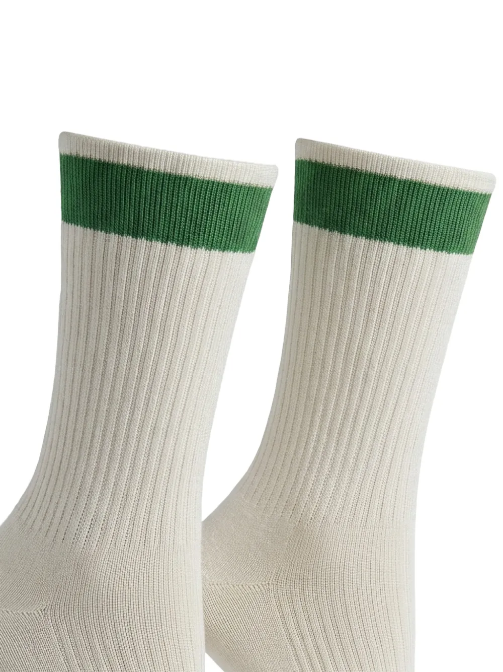 Valentino Garavani stripe-detail socks Beige