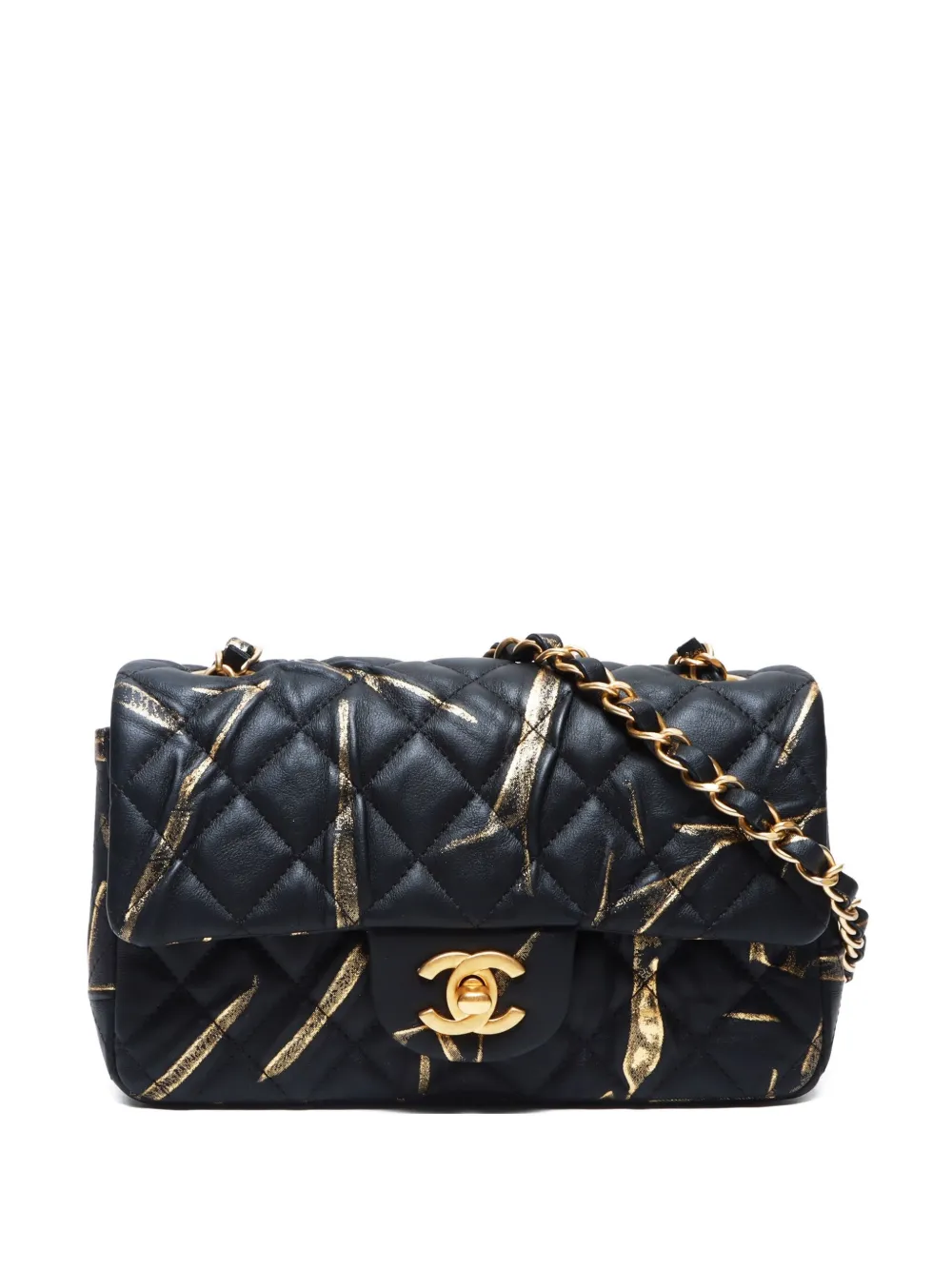 CHANEL Pre-Owned 2020s クラシック シングルフラップ ショルダーバッグ S - ブラック CHANEL Pre-Owned 2020s クラシック シングルフラップ ショルダーバッグ S - ブラック