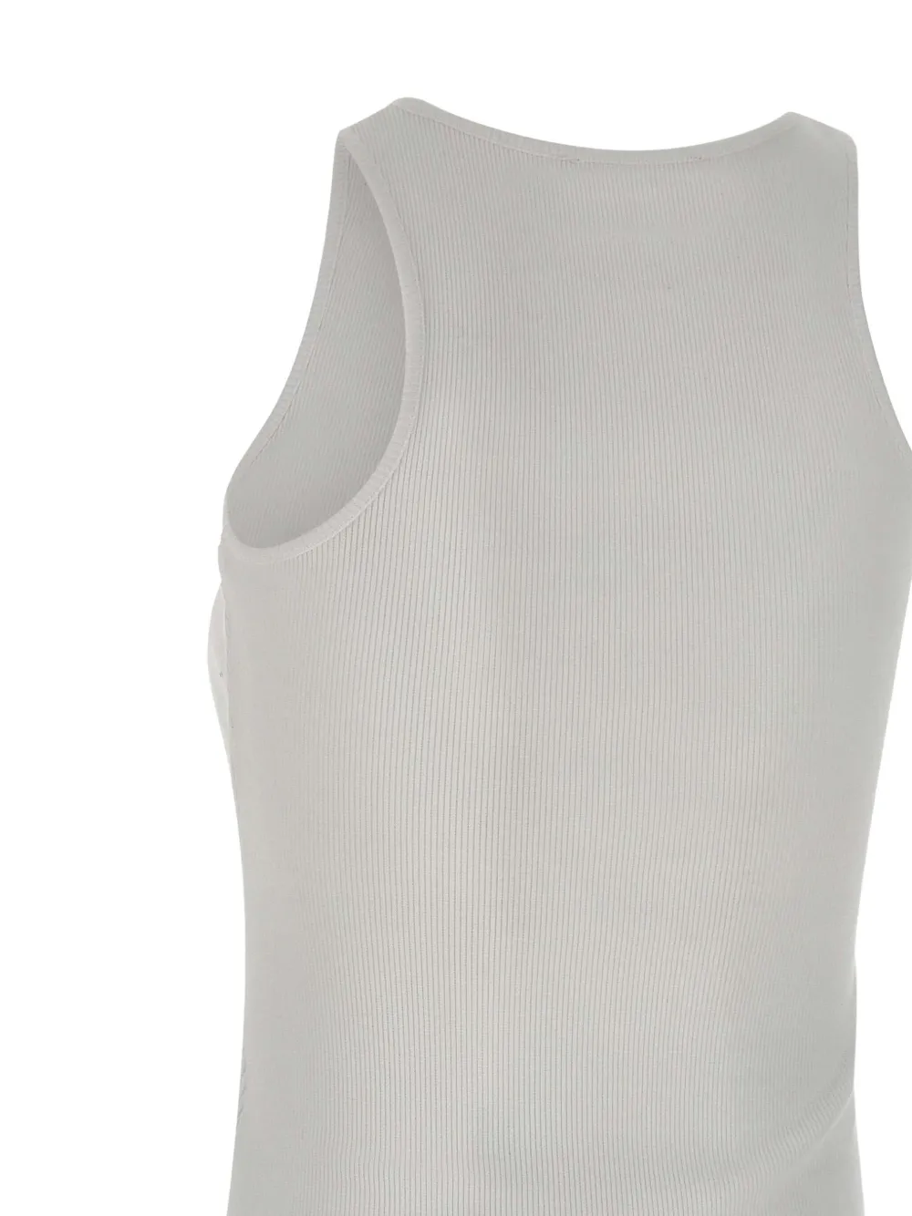 Blumarine Tanktop met logo Wit