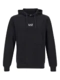 Ea7 Emporio Armani stretch-cotton hoodie - Black