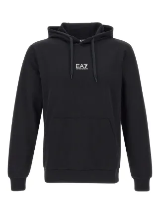 3000円OFF✨新品未使用✨EA7 Emporio Armani Ea7 Emporio Armani stretch-cotton Hoodie | Black | FARFETCH