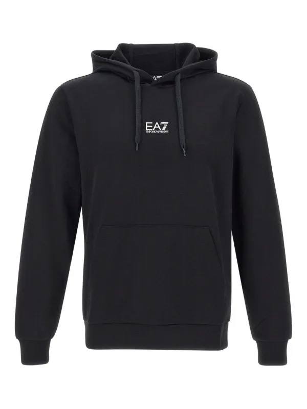 Ea7 Emporio Armani stretch-cotton Hoodie Black FARFETCH GR
