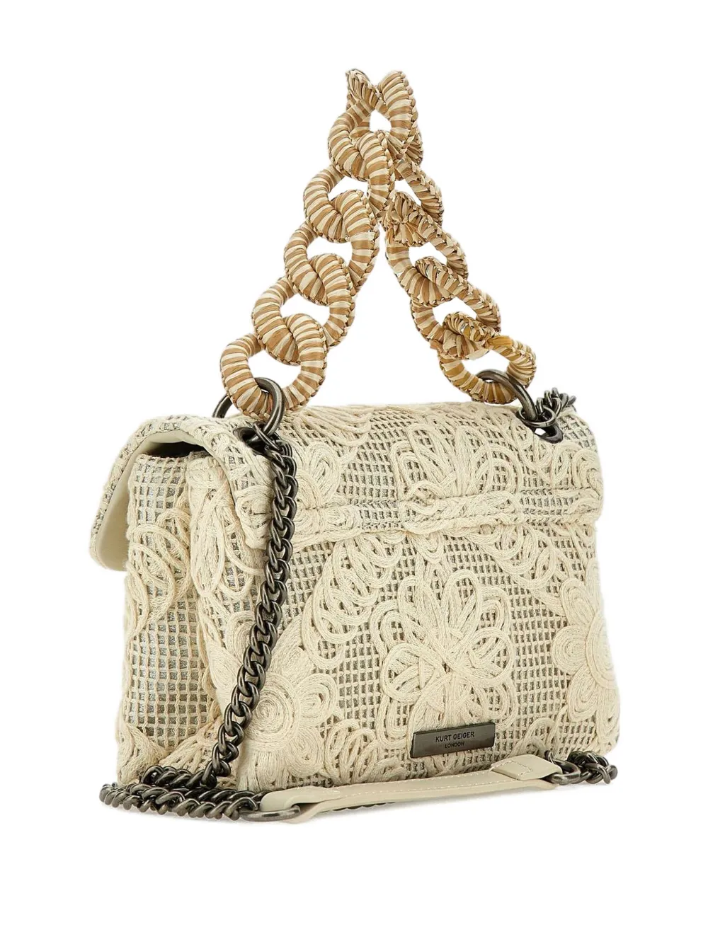 Kurt Geiger London Soft Md Kensington shoulder bag - Beige
