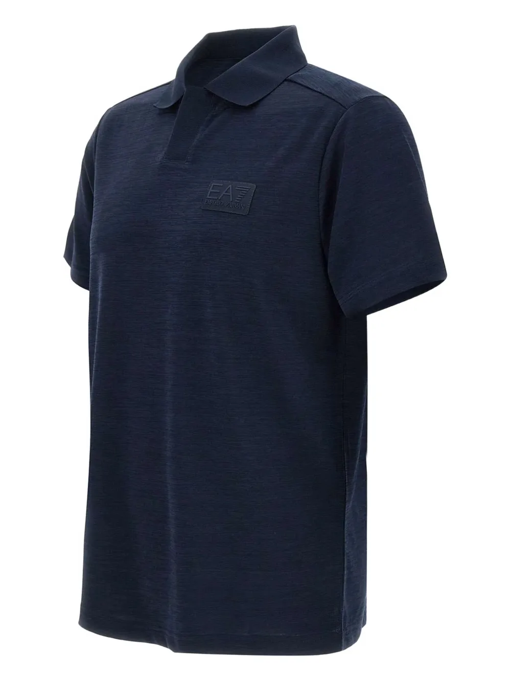 Ea7 Emporio Armani Poloshirt met logopatch Blauw