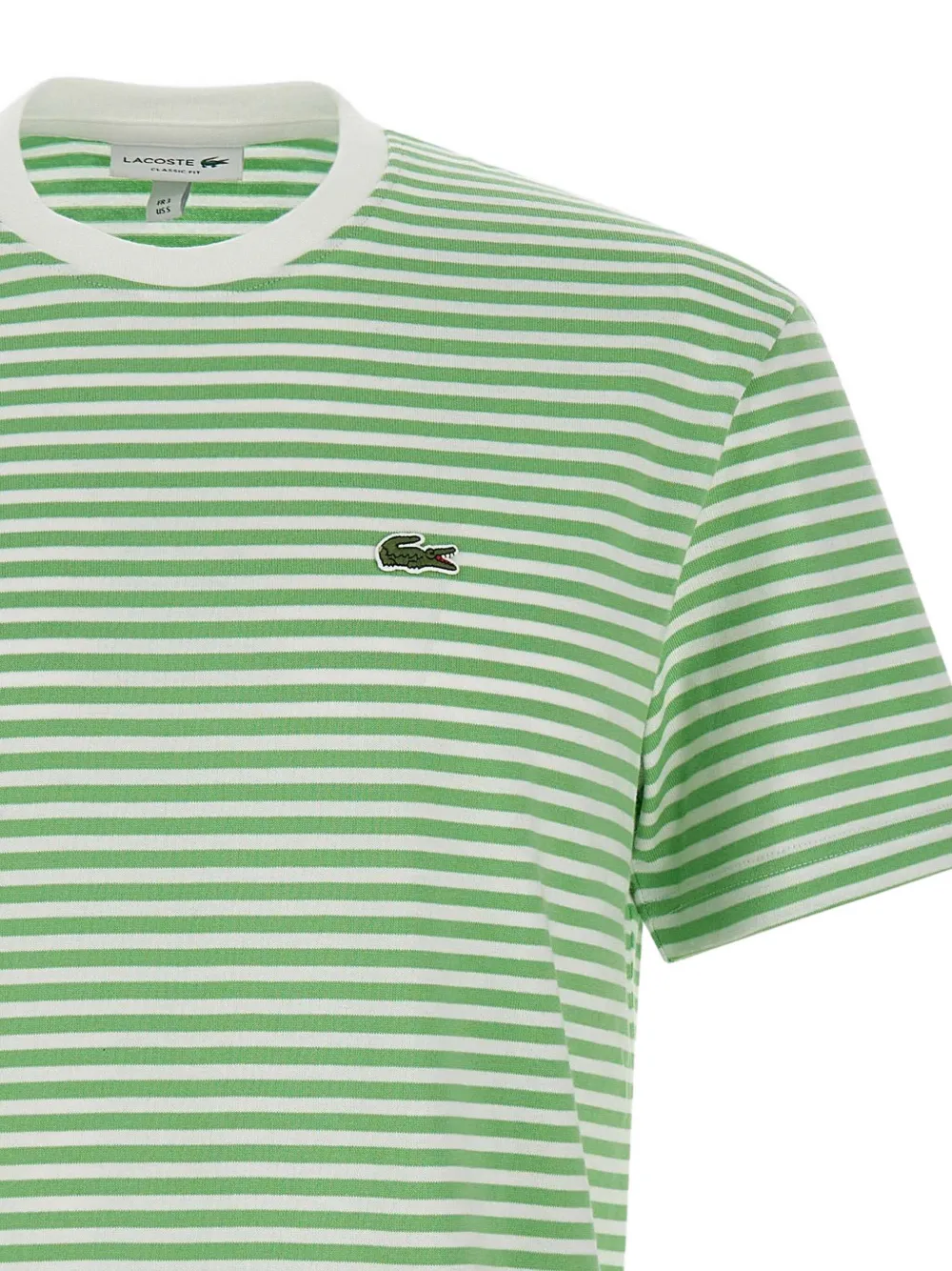 Lacoste Gestreept T-shirt Groen