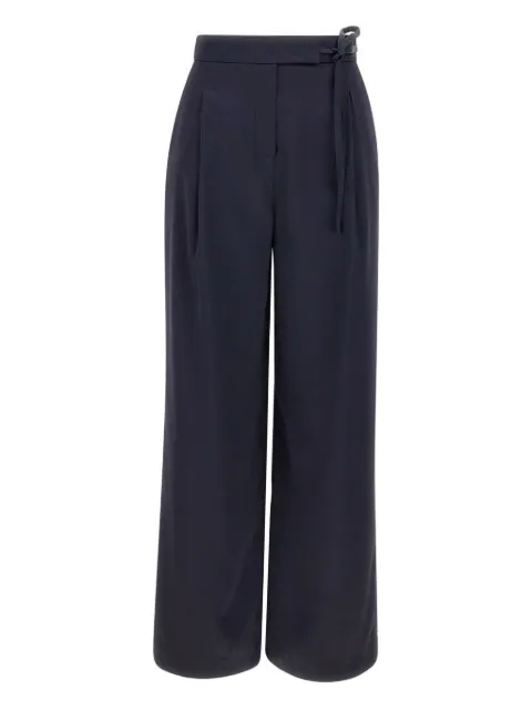 Eleventy tie-waist trousers