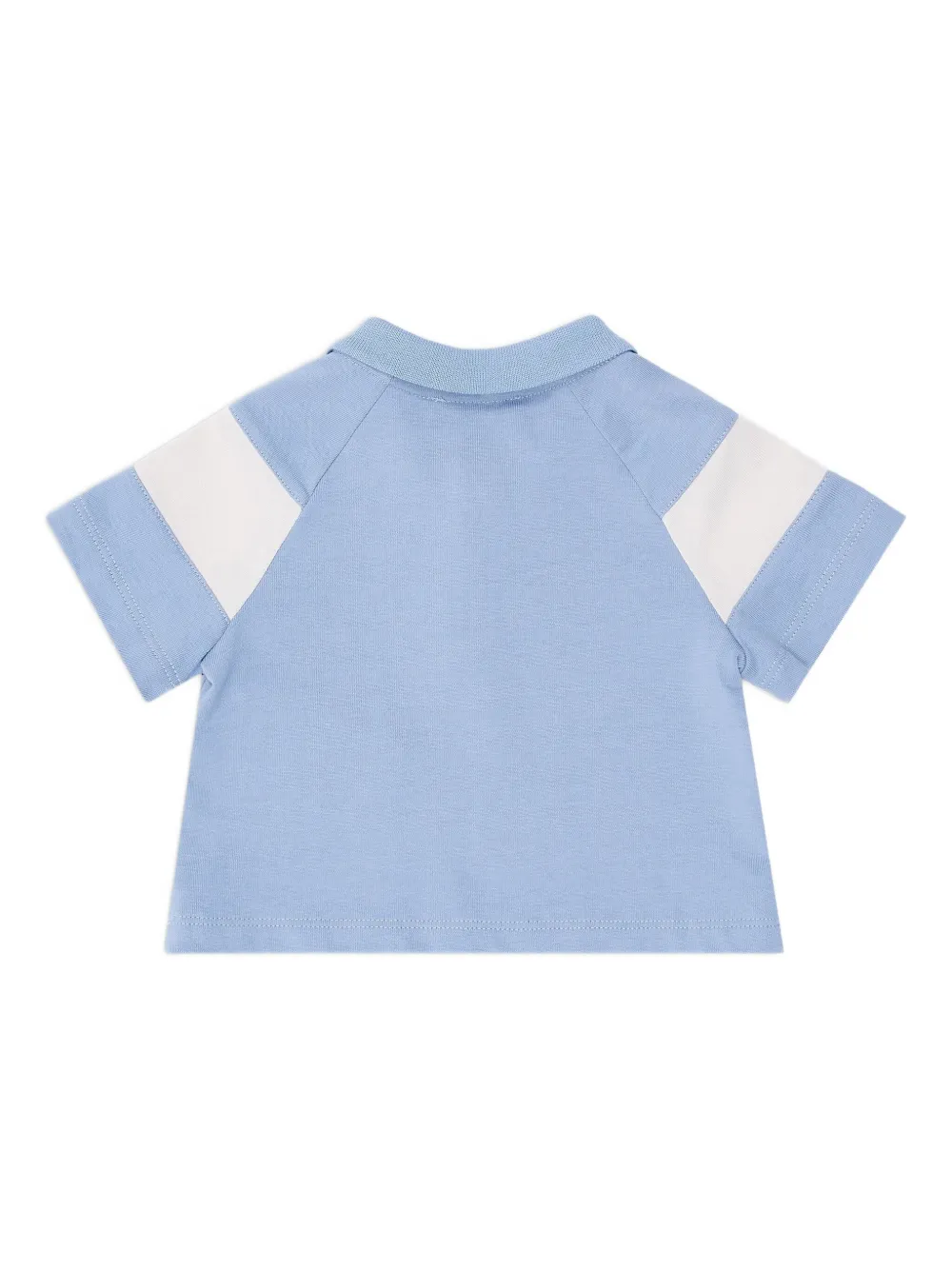 Emporio Armani Kids cotton polo shirt - Blauw