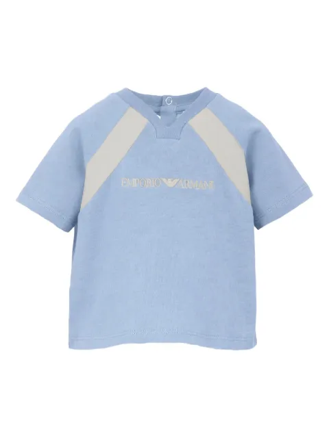 Emporio Armani Kids logo-embroidered polo shirt