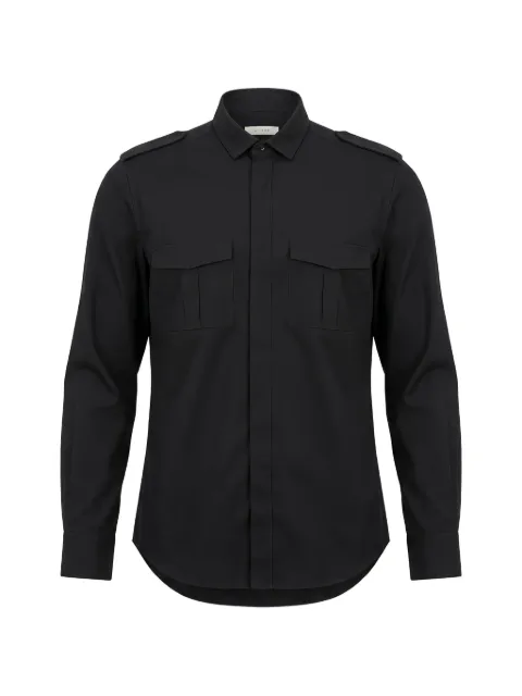 Valentino Garavani epaulette-detail chest-pocket shirt