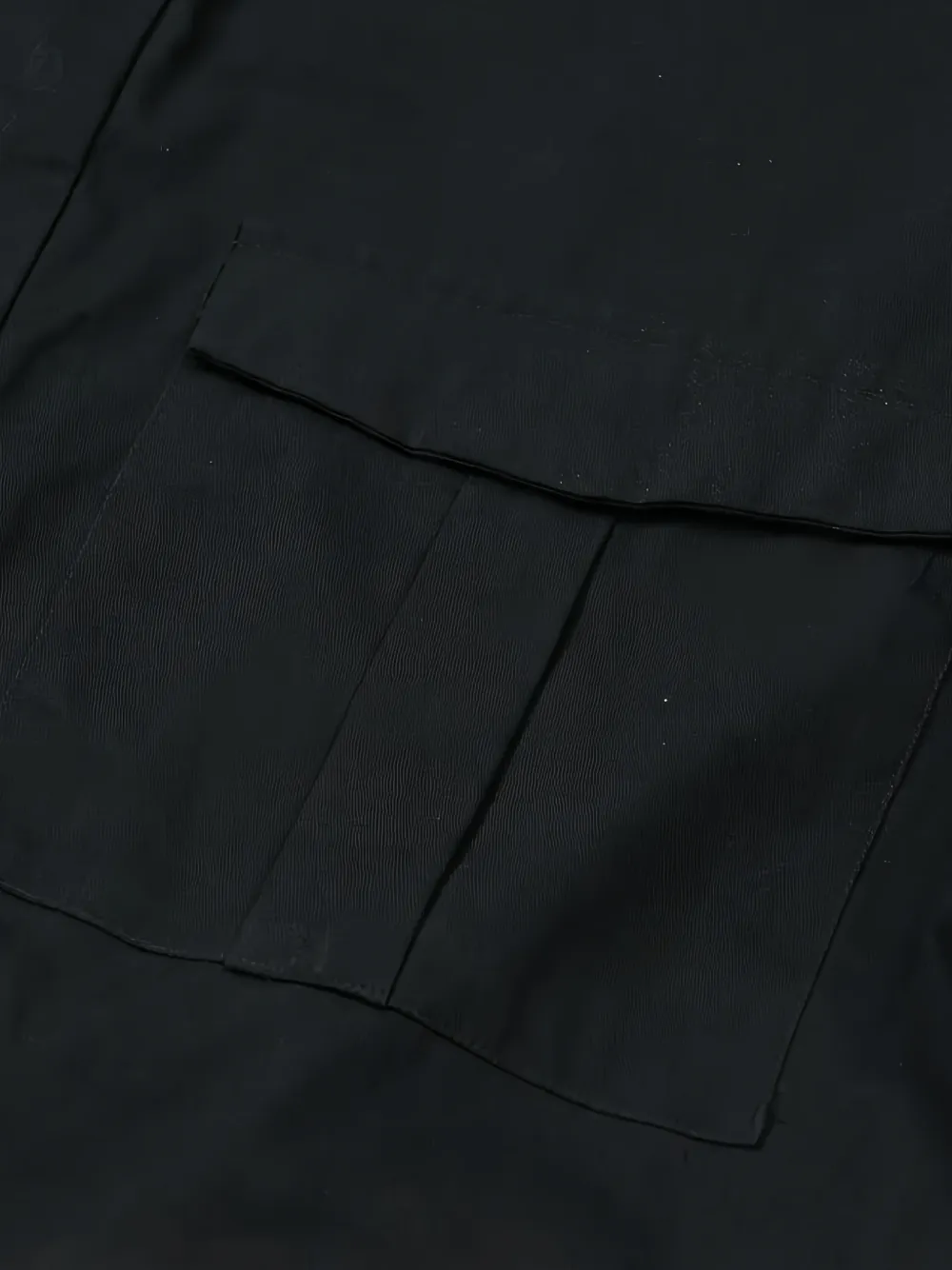 Valentino Garavani epaulette-detail chest-pocket shirt Zwart