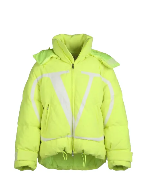 Valentino Garavani logo-print hooded jacket