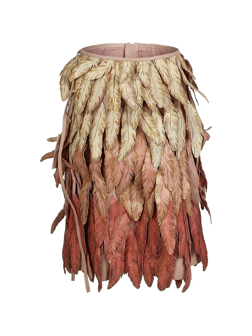 Valentino Garavani zip-up skirt - Nude