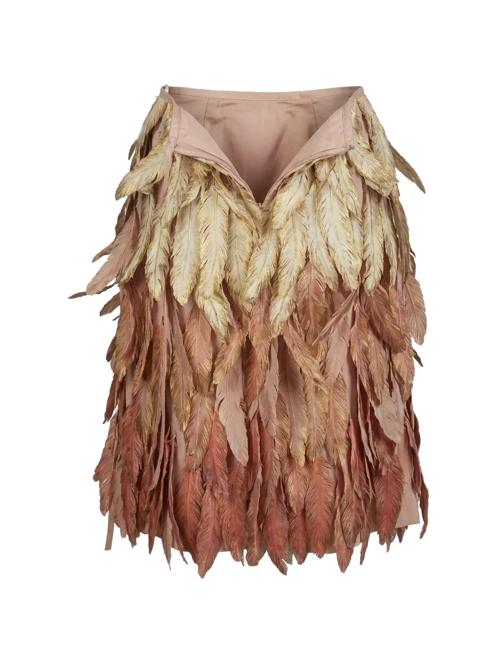 Valentino Garavani Rok met rits Beige