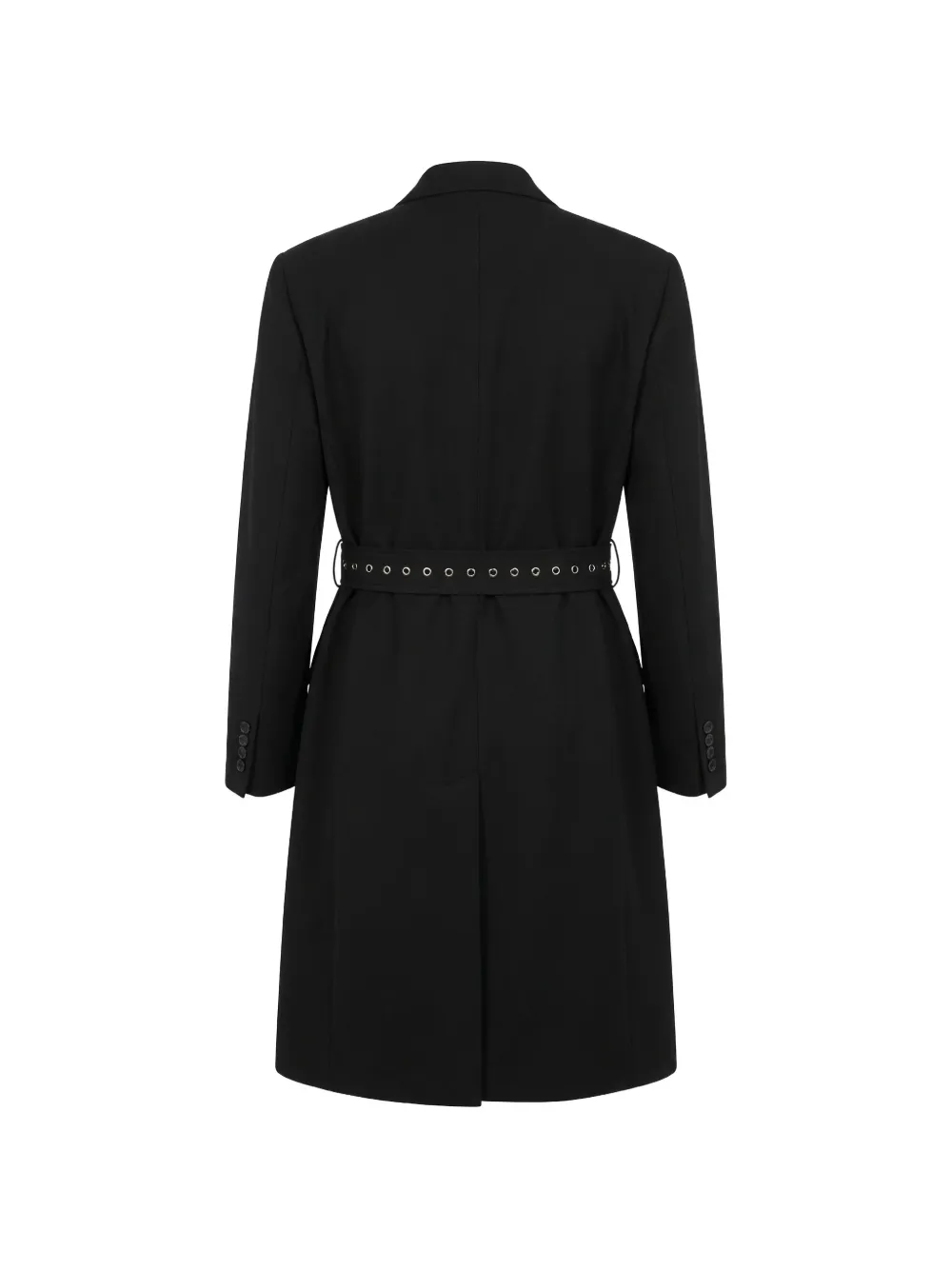 Valentino Garavani double-breasted belted coat Zwart