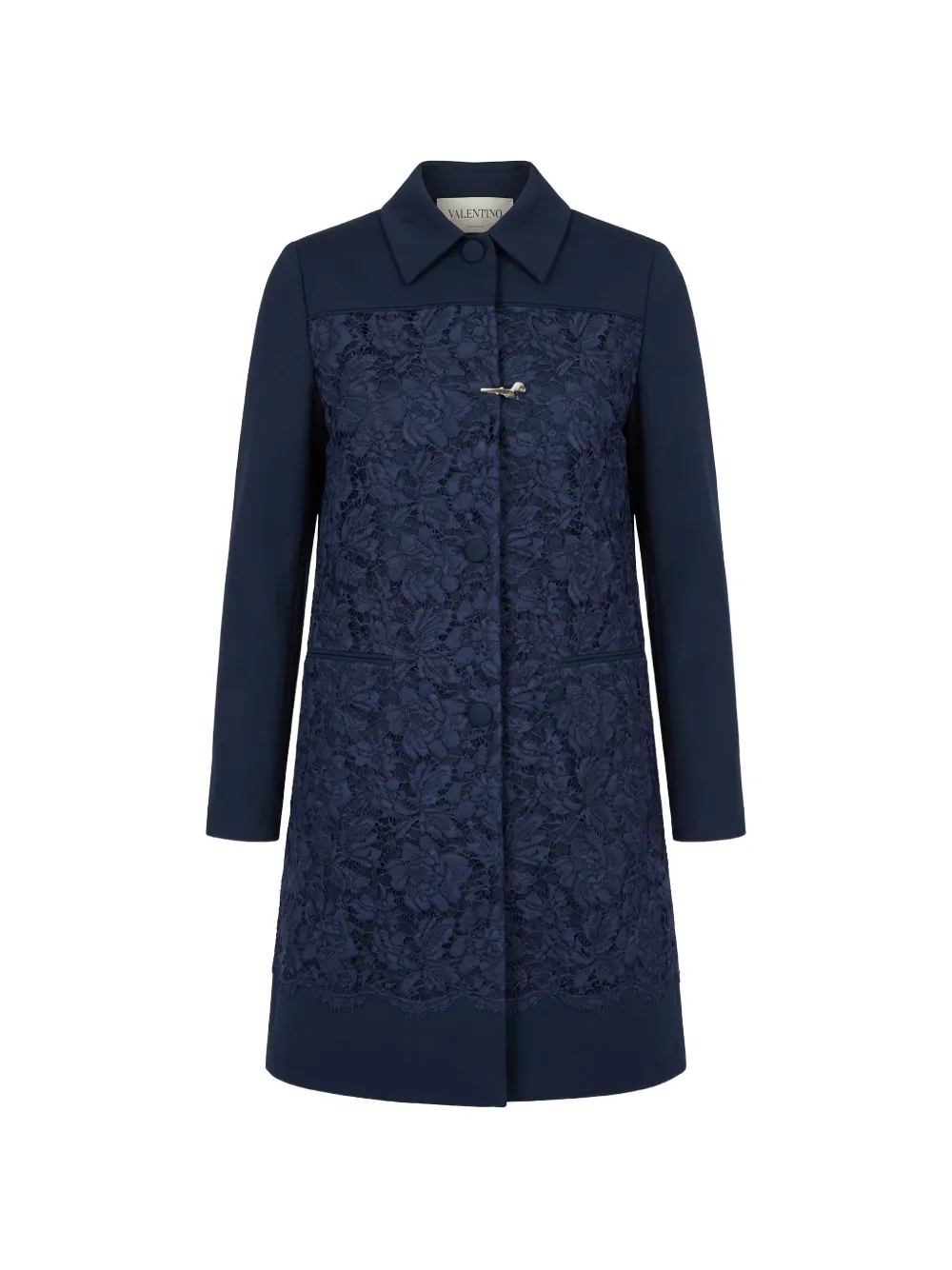 Valentino Garavani buttoned coat - Blue