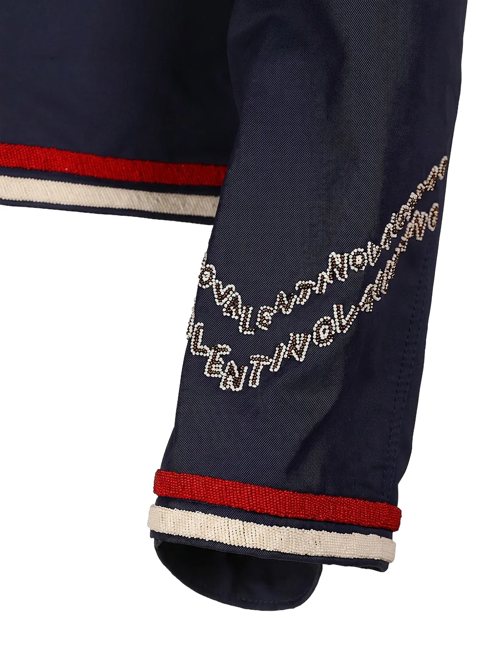 Valentino Garavani Jack met kraag en kralen Blauw