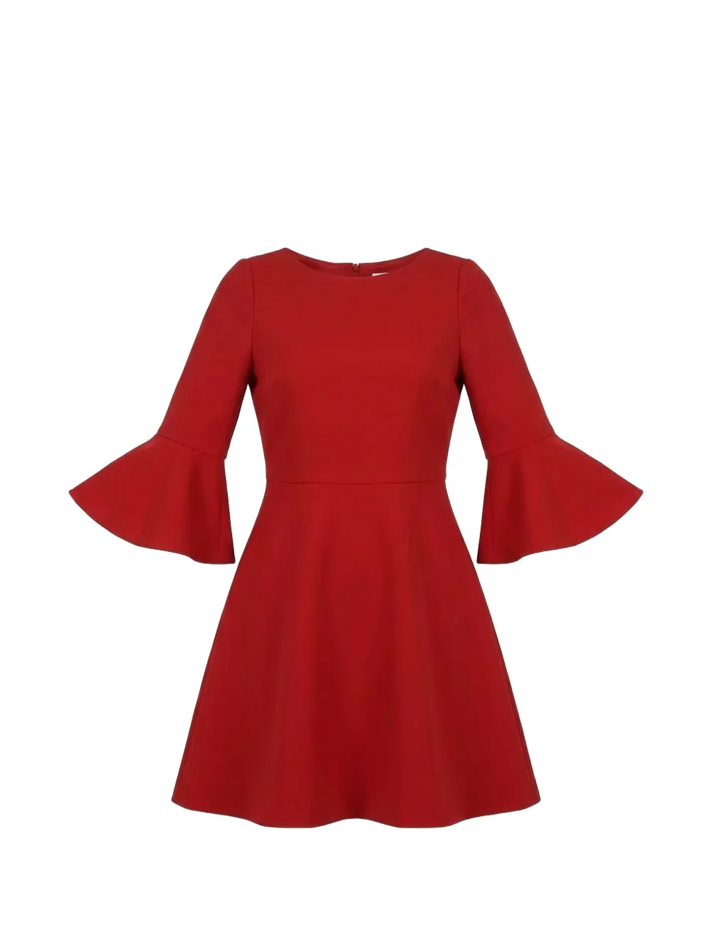 Valentino Garavani bell-sleeve mini dress - Rosso
