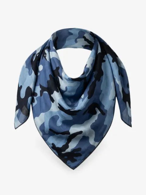 Valentino Garavani camouflage scarf