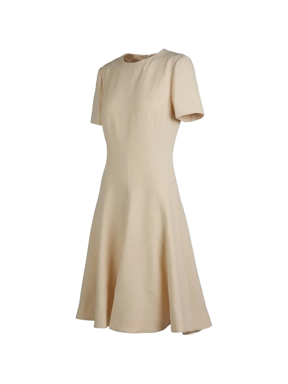 Valentino Garavani Jurk met ronde hals Beige