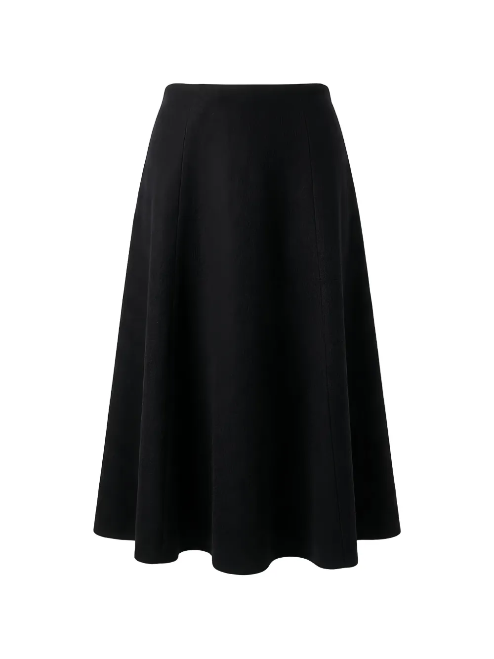 Valentino Garavani seam-detail midi skirt Zwart