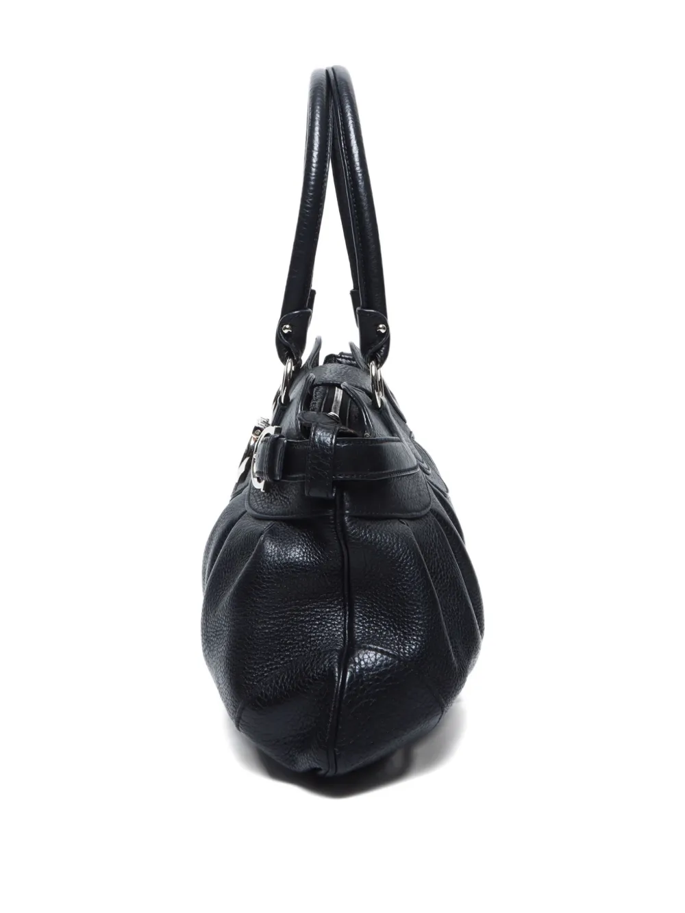 Pre-owned Ferragamo 2000-2020s Gancini Leather Tote Bag