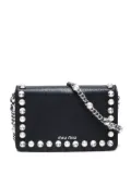 Miu Miu Pre-Owned 2010s rhinestone-embellished shoulder bag - Black