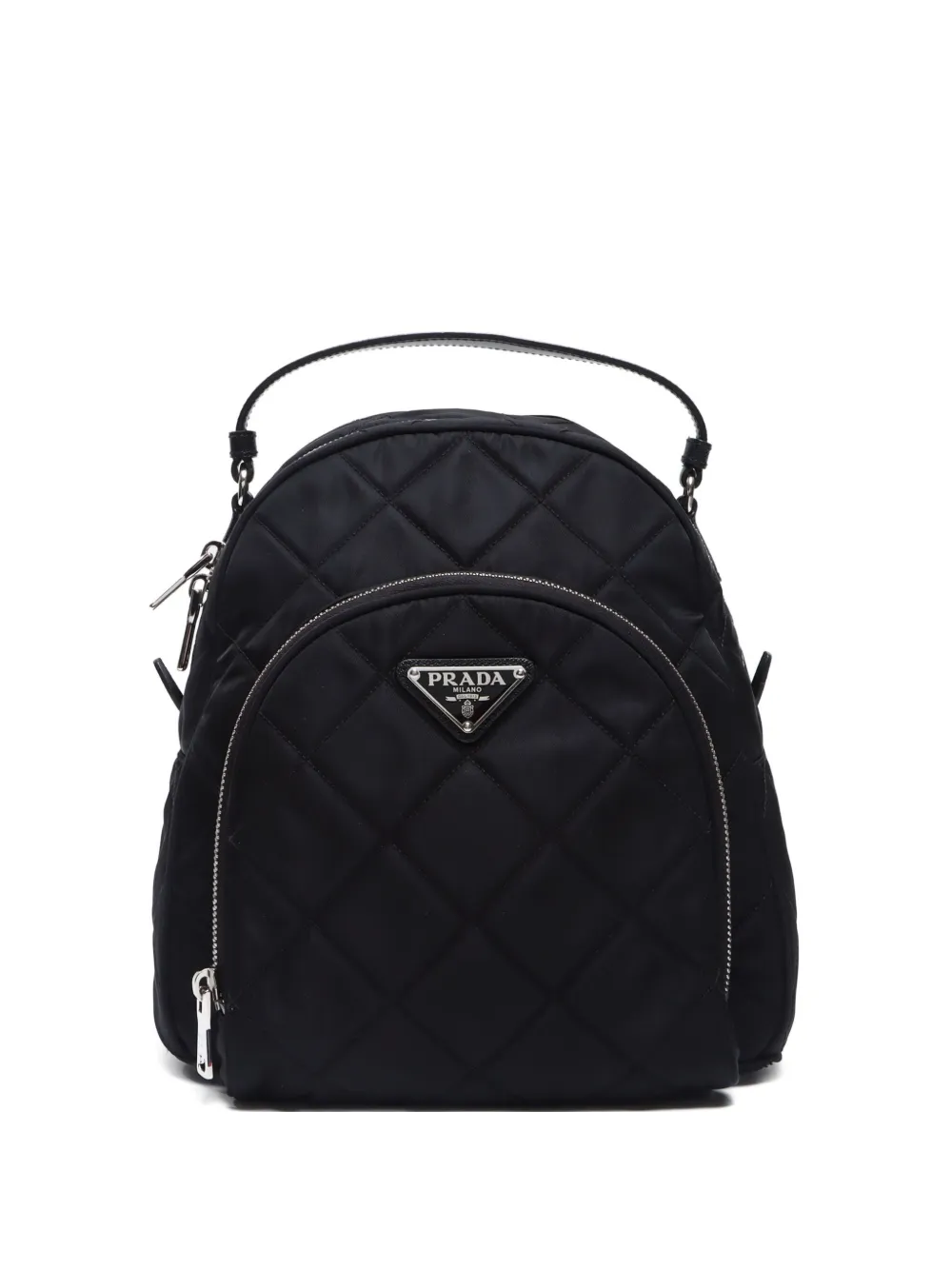 Prada Pre-Owned mochila con logo triangular 2010-2020 | negro | Image 1