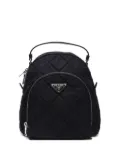 Prada Pre-Owned 2010-2020s triangle-logo backpack - Black
