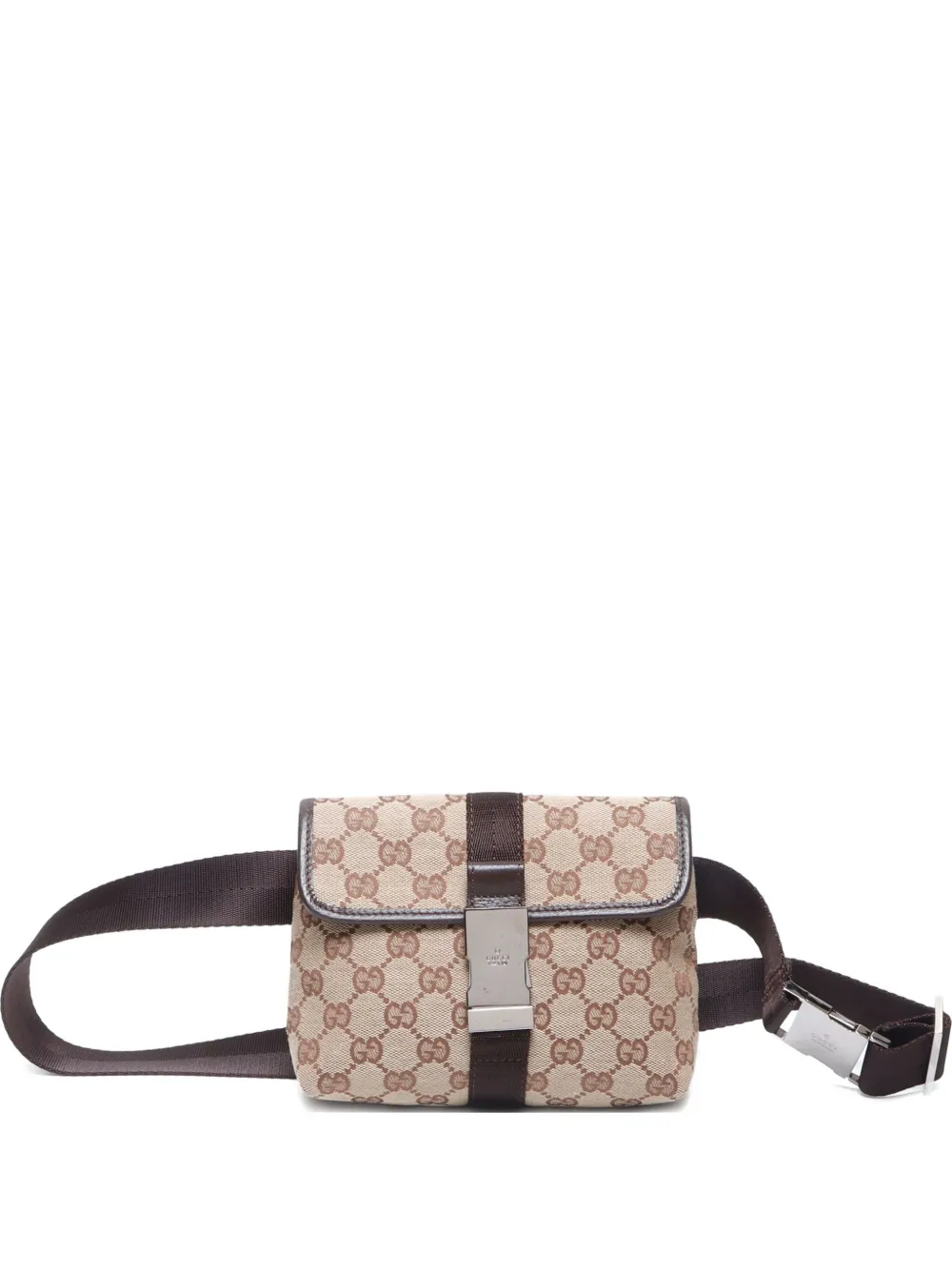 Pre-owned Gucci 2000-2015 Small Gg Canvas Belt Bag