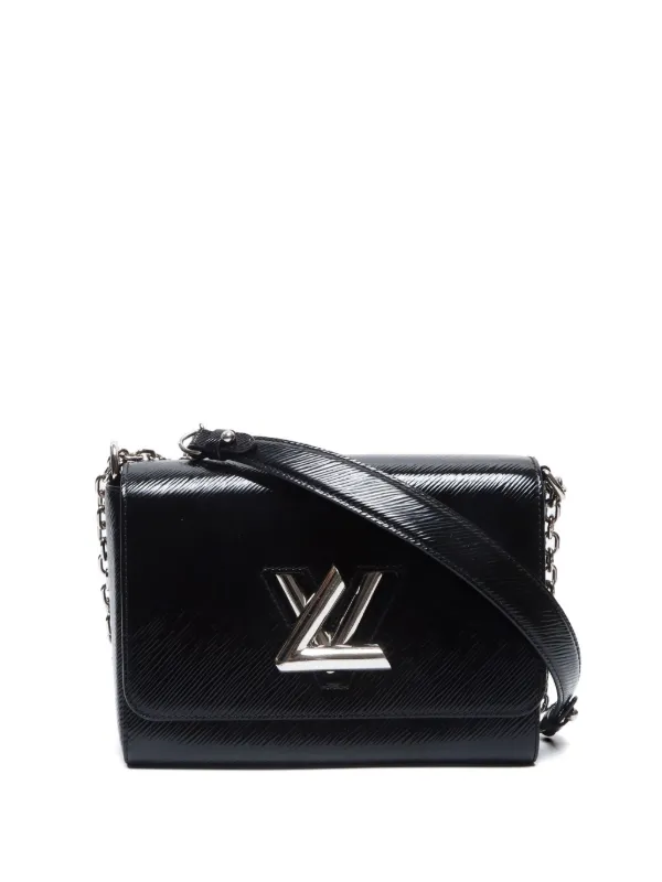 Louis Vuitton Pre-Owned 2015 Twist MM Shoulder Bag Black FARFETCH ID